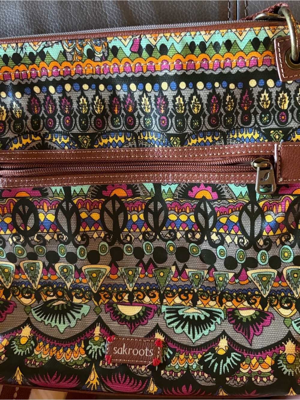 Sakroots Artistic Patterned Crossbody Bag‎